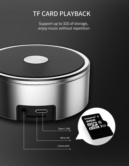 Bluetooth Speaker Set: Wireless Stereo Dual Pairing Portable Twin TWS System With Big Rich Bass Hi-Fi Multi-Room Indoor Outdoor Use Home Deck Pool Work Travel Party Camping Gift Decor Idea (Chrome)